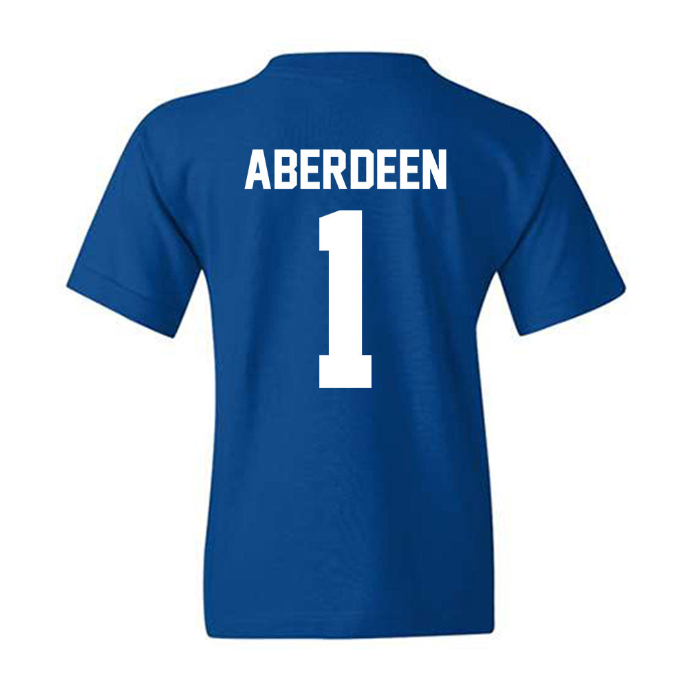 Kentucky - NCAA Men's Basketball : Denzel Aberdeen - Sports Shersey Youth T-Shirt-1