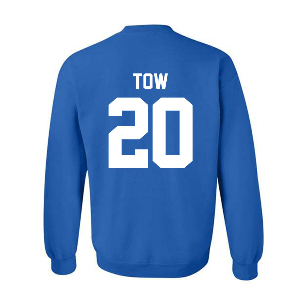 Kentucky - NCAA Men's Basketball : Zachary Tow - Sports Shersey Crewneck Sweatshirt-1