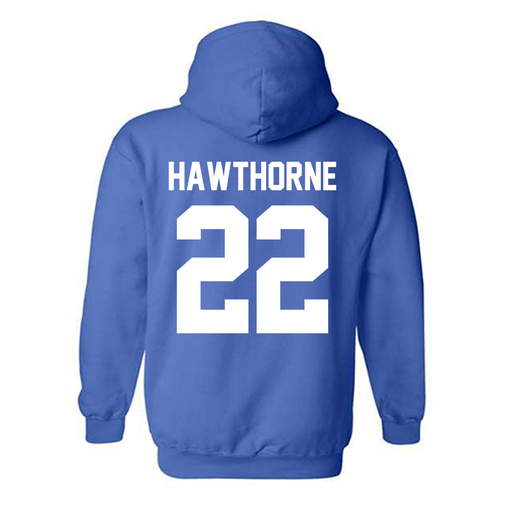 Kentucky - NCAA Men's Basketball : Braydon Hawthorne - Sports Shersey Hooded Sweatshirt-1