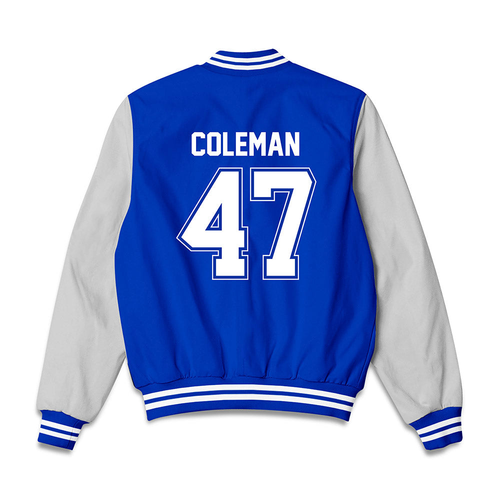 Kentucky - NCAA Baseball : Will Coleman - Bomber Jacket-1