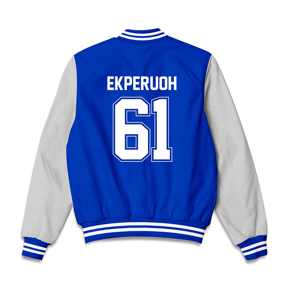 Kentucky - NCAA Football : Jason Ekperuoh - Bomber Jacket-1