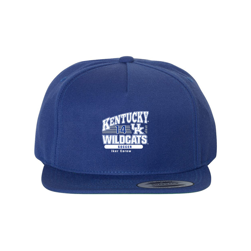 Kentucky - NCAA Men's Soccer : Iker Carew - Snapback Hat