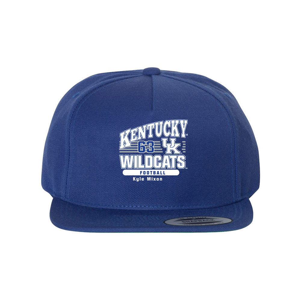 Kentucky - NCAA Football : Kyle Mixon - Snapback Hat-0