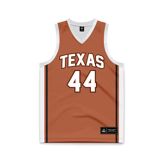Texas - NCAA Men's Basketball : Brandon Taylor - Texas Orange Basketball Jersey-0