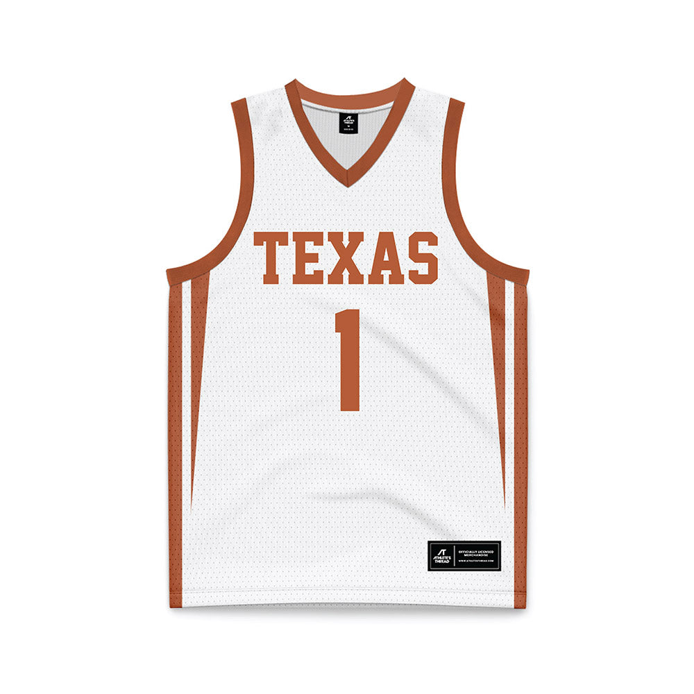 Texas - NCAA Women's Basketball : Bryanna Preston - White Basketball Jersey-0