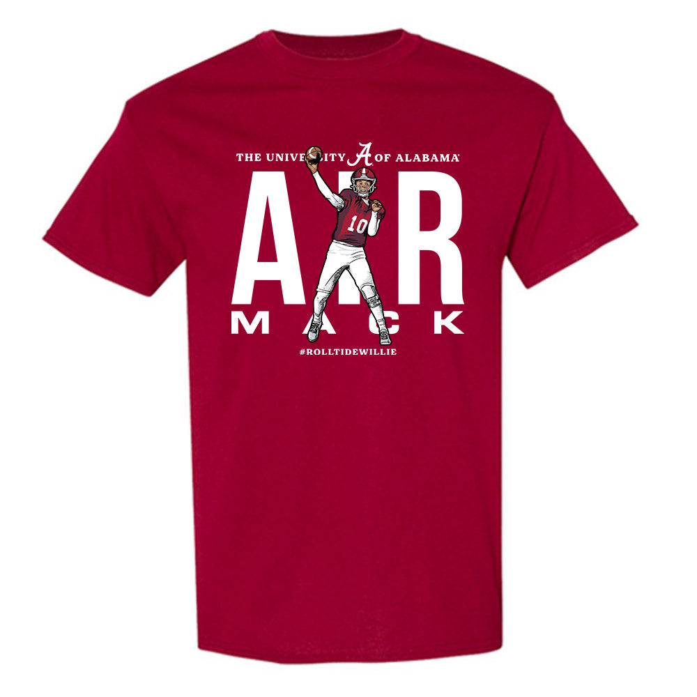 Alabama - NCAA Football :  Austin Mack  x Roll Tide Willie -  tshirt Individual Caricature