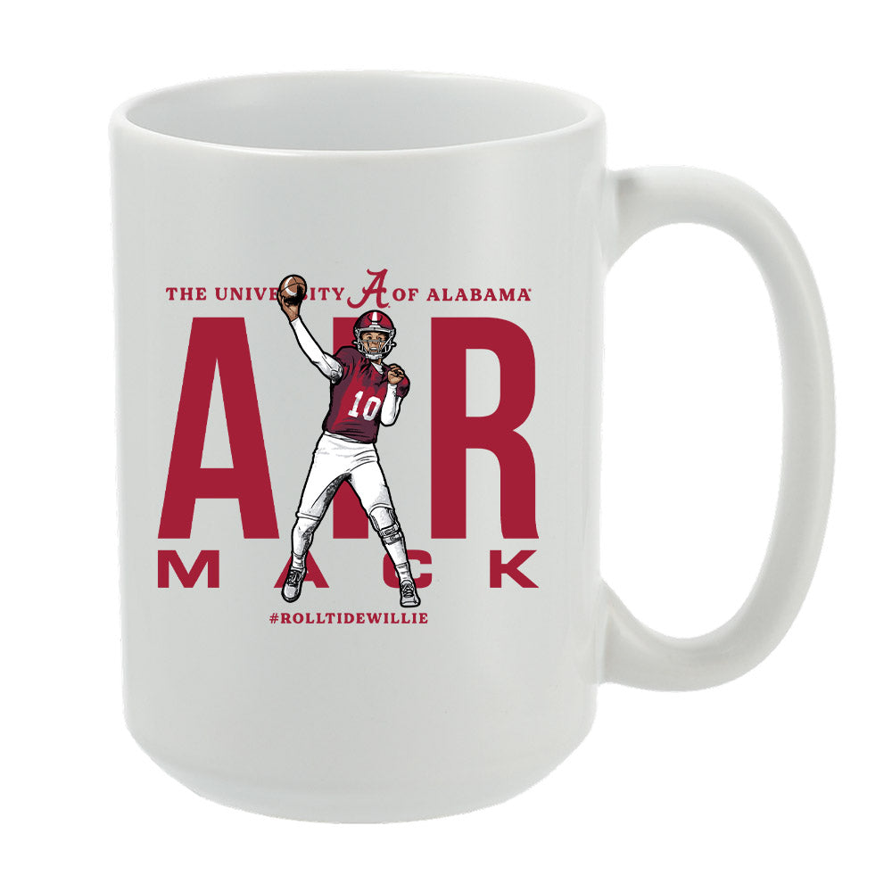 Alabama - NCAA Football :  Austin Mack  x Roll Tide Willie -  Mug Individual Caricature