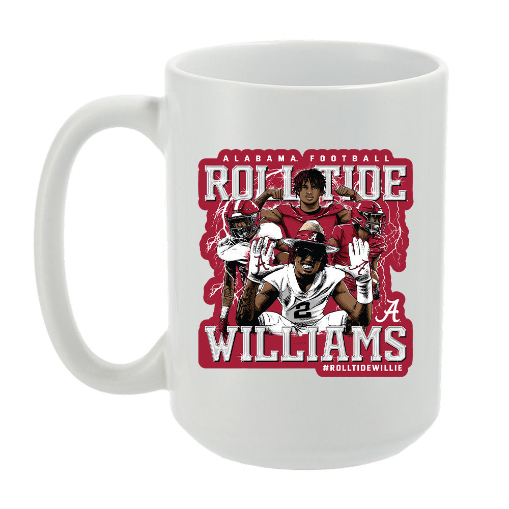 Alabama - NCAA Football :  Ryan Williams  x Roll Tide Willie -  Mug Individual Caricature