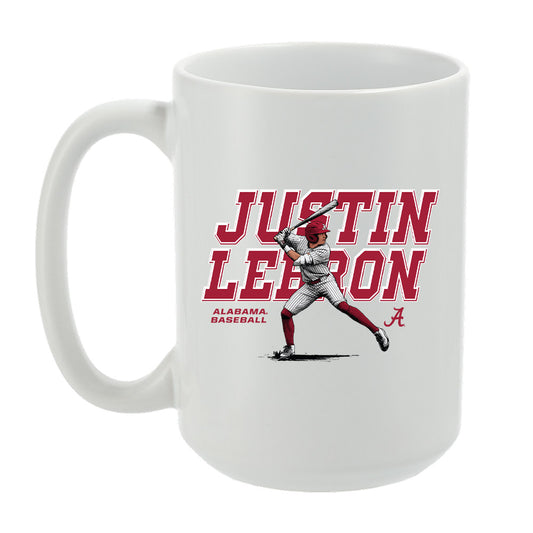Alabama - NCAA Baseball :  Justin Lebron  x Roll Tide Willie -  Mug Individual Caricature