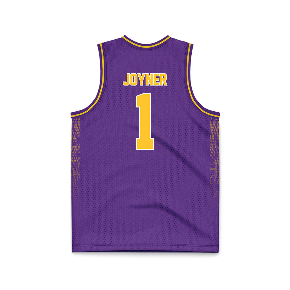 LSU - NCAA Women's Basketball : Amiya Joyner - Purple Basketball Jersey-1