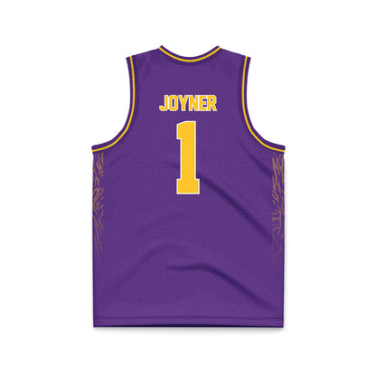 LSU - NCAA Women's Basketball : Amiya Joyner - Purple Basketball Jersey-1