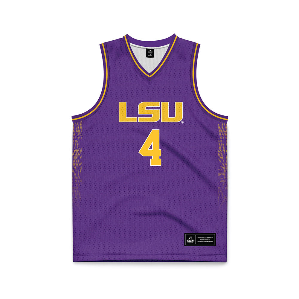 LSU - NCAA Women's Basketball : Flaujae Johnson - Fashion Jersey