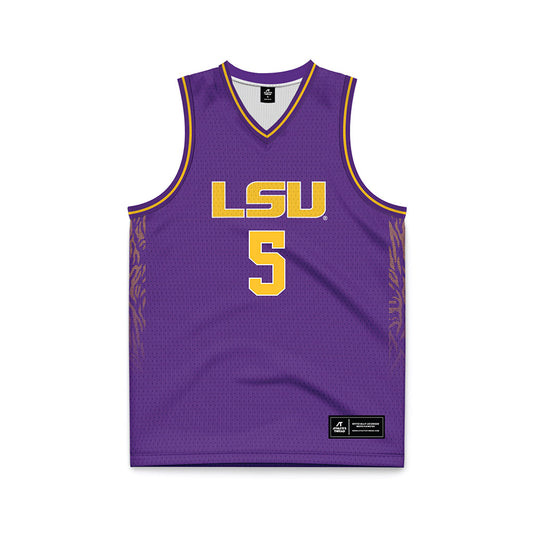 LSU - NCAA Women's Basketball : Sa'Myah Smith - Fashion Jersey