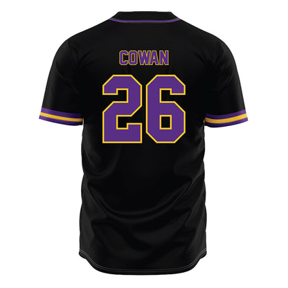 LSU - NCAA Baseball : Zac Cowan - Black Jersey-1