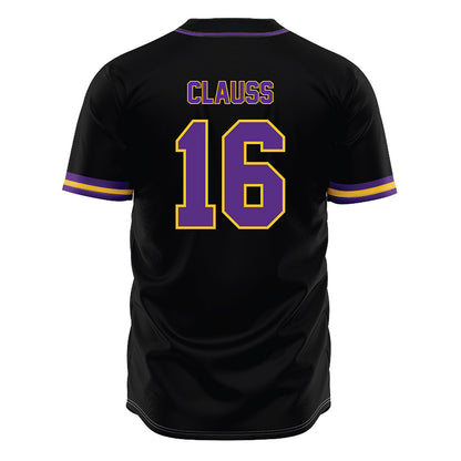 LSU - NCAA Baseball : Ethan Clauss - Black Jersey-1