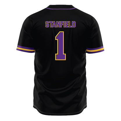 LSU - NCAA Baseball : Chris Stanfield - Black Jersey-1