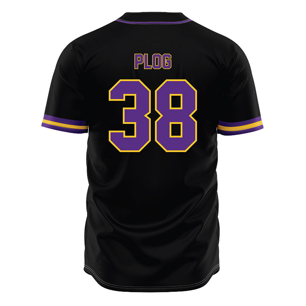 LSU - NCAA Baseball : Ethan Plog - Black Jersey-1