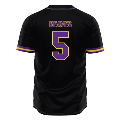 LSU - NCAA Baseball : Tanner Reaves - Black Jersey