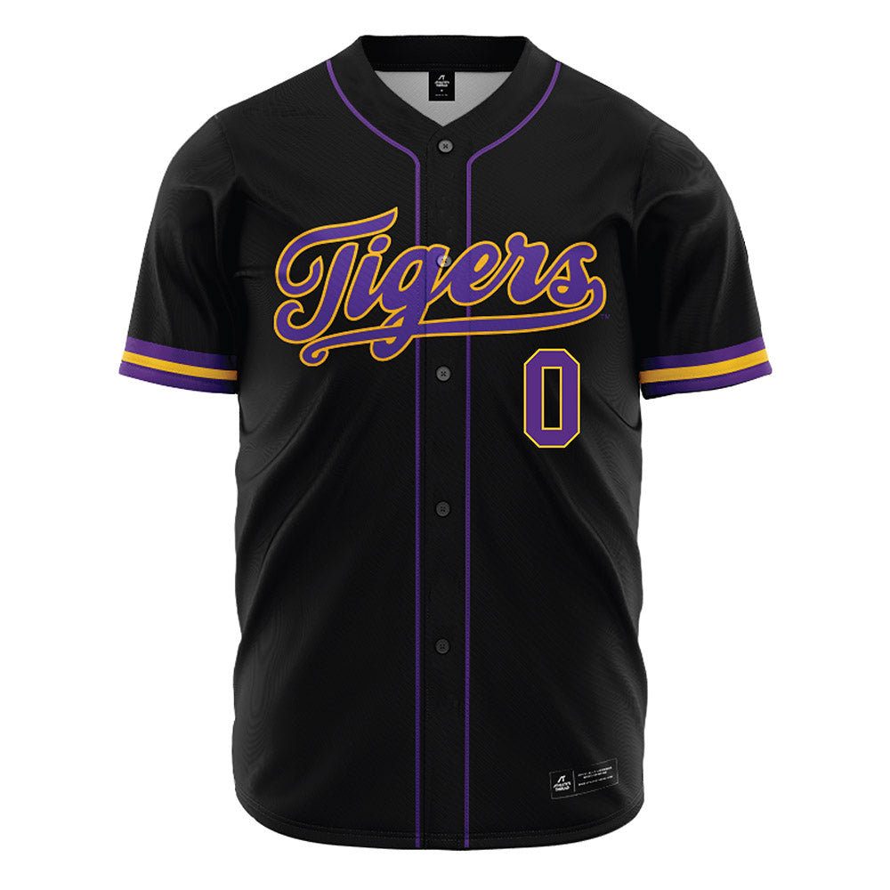 LSU - NCAA Baseball : Cade Arrambide - Black Jersey-0