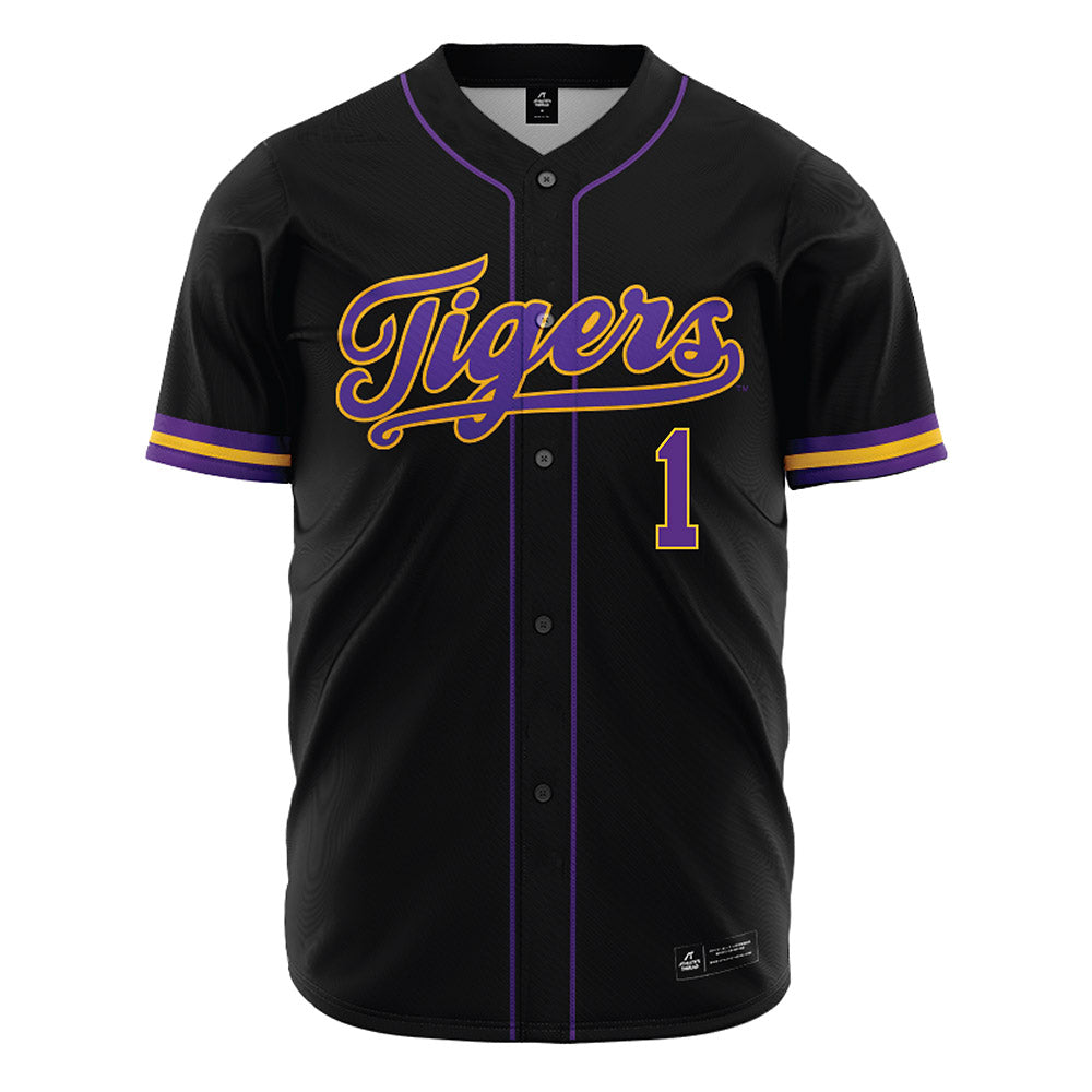 LSU - NCAA Baseball : Chris Stanfield - Black Jersey-0