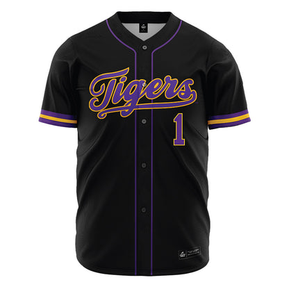 LSU - NCAA Baseball : Chris Stanfield - Black Jersey-0