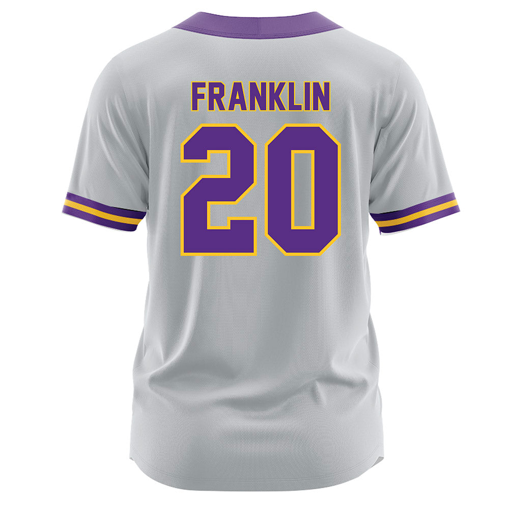 LSU - NCAA Softball : alix franklin - Grey Jersey-1