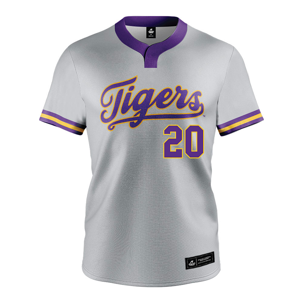 LSU - NCAA Softball : alix franklin - Grey Jersey-0
