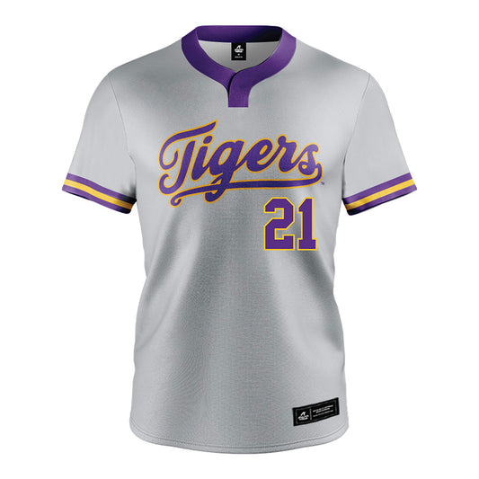 LSU - NCAA Softball : Cece Cellura - Grey Jersey-0