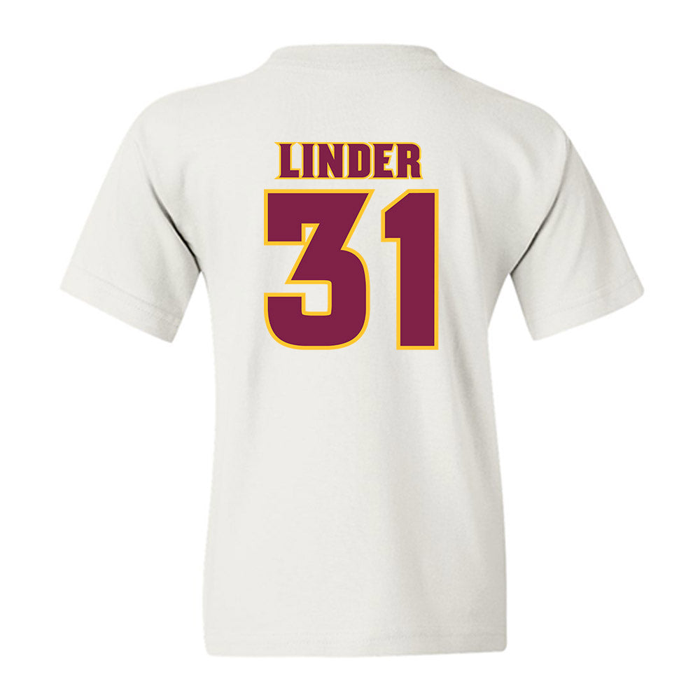 Arizona State - NCAA Baseball : Colin Linder - Replica Shersey Youth T-Shirt-1