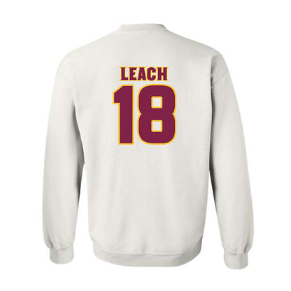 Arizona State - NCAA Baseball : Finn Leach - Replica Shersey Crewneck Sweatshirt-1