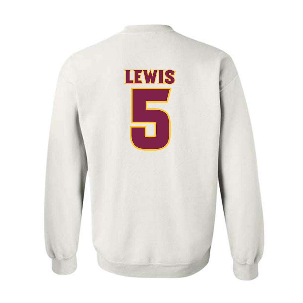 Arizona State - NCAA Baseball : Brenden Lewis - Replica Shersey Crewneck Sweatshirt-1