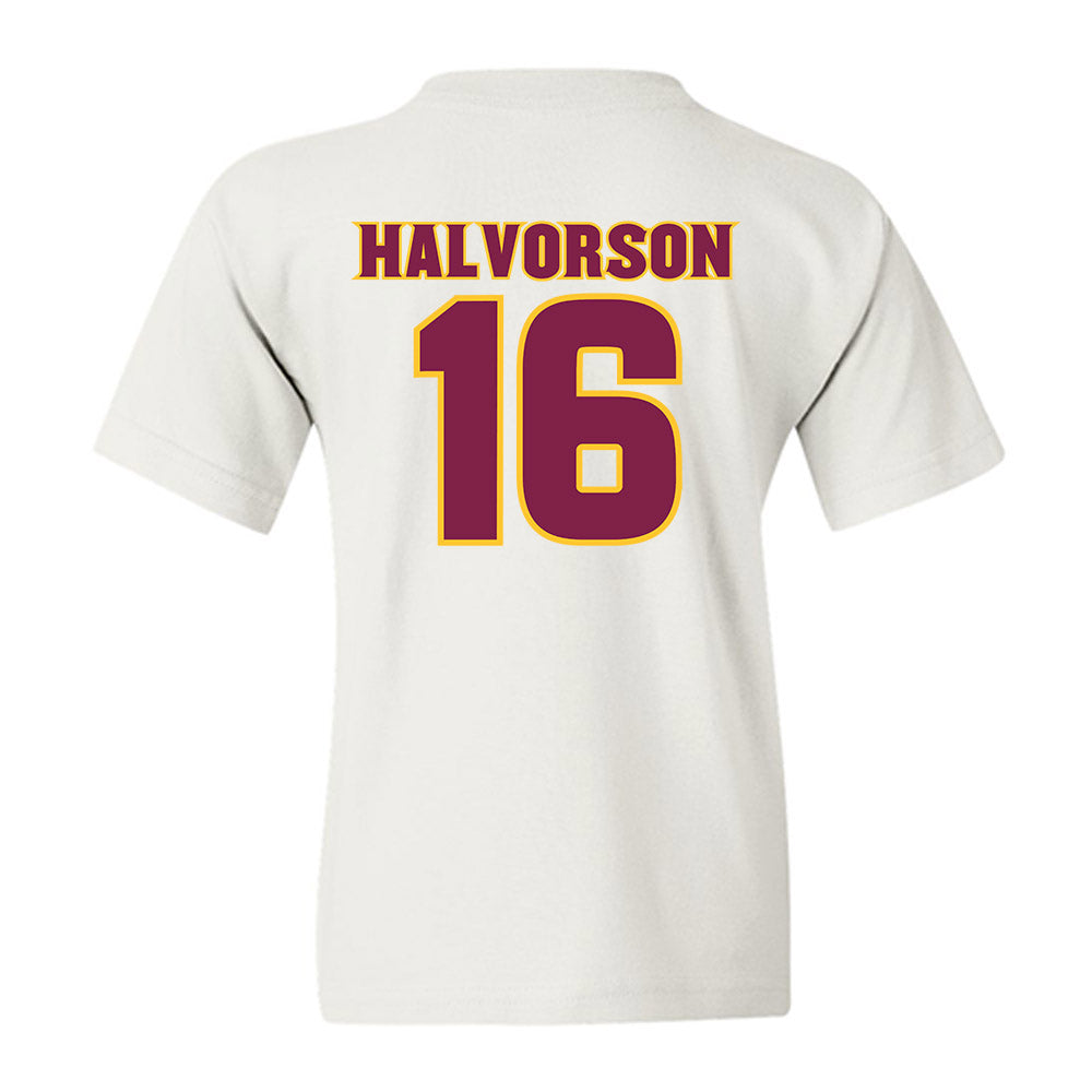 Arizona State - NCAA Baseball : Wyatt Halvorson - Replica Shersey Youth T-Shirt-1