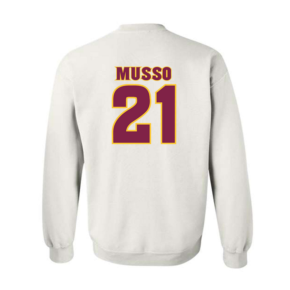 Arizona State - NCAA Baseball : Austin Musso - Replica Shersey Crewneck Sweatshirt-1