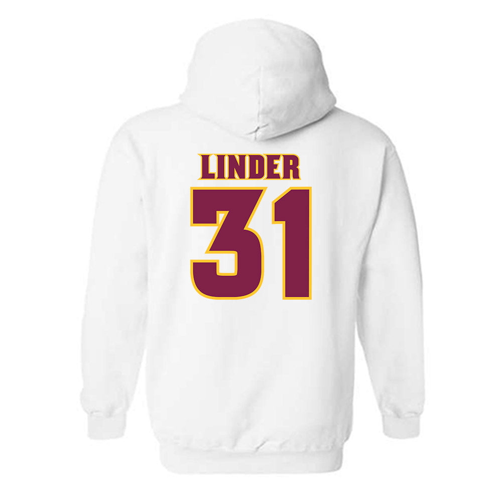 Arizona State - NCAA Baseball : Colin Linder - Replica Shersey Hooded Sweatshirt-1