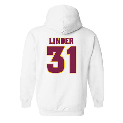Arizona State - NCAA Baseball : Colin Linder - Replica Shersey Hooded Sweatshirt-1