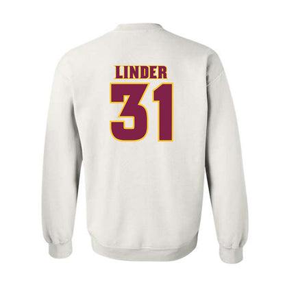 Arizona State - NCAA Baseball : Colin Linder - Replica Shersey Crewneck Sweatshirt-1
