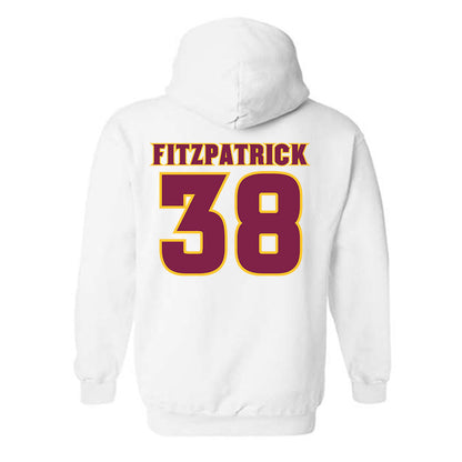 Arizona State - NCAA Baseball : Sean Fitzpatrick - Hooded Sweatshirt Replica Shersey