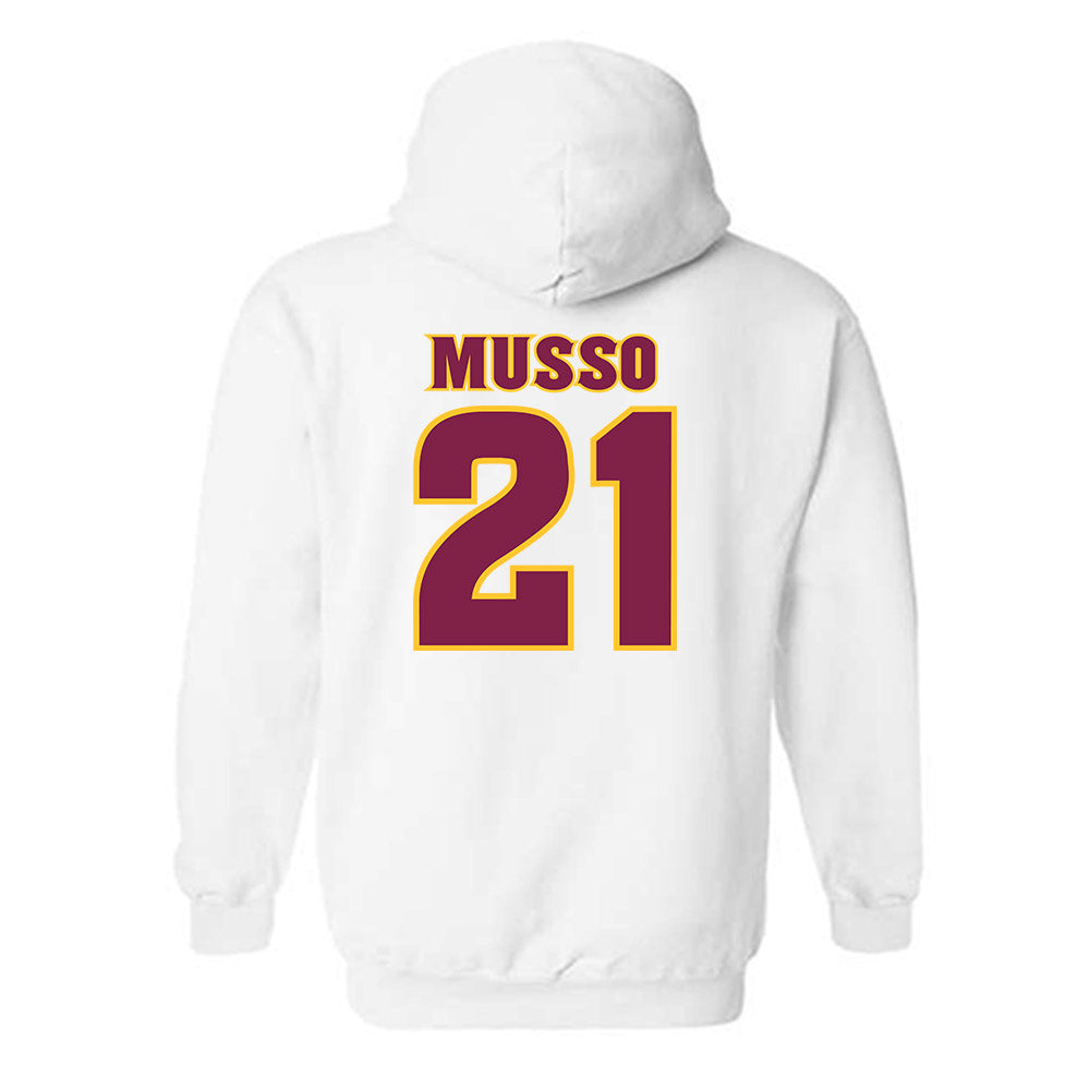 Arizona State - NCAA Baseball : Austin Musso - Replica Shersey Hooded Sweatshirt-1