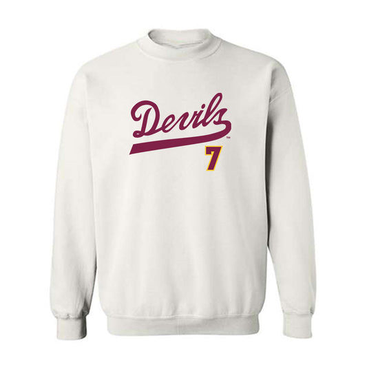 Arizona State - NCAA Baseball : Ryan Darrah - Replica Shersey Crewneck Sweatshirt-0