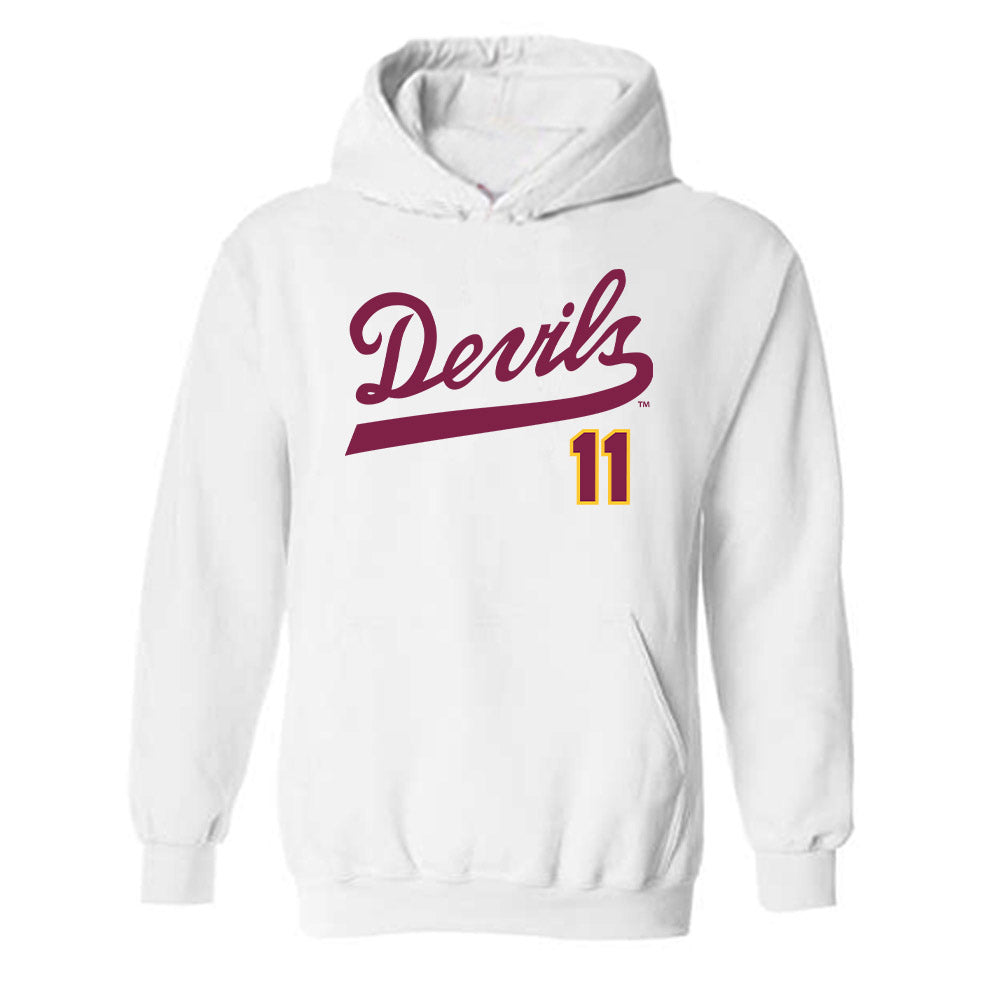 Arizona State - NCAA Baseball : Kien Vu - Hooded Sweatshirt Replica Shersey