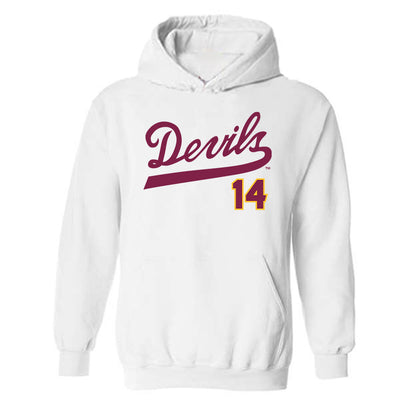 Arizona State - NCAA Baseball : Cole Carlon - Hooded Sweatshirt Replica Shersey