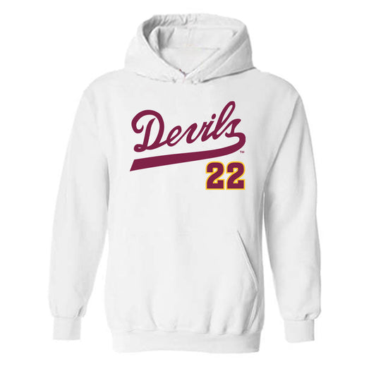 Arizona State - NCAA Baseball : Ben Jacobs - Hooded Sweatshirt Replica Shersey