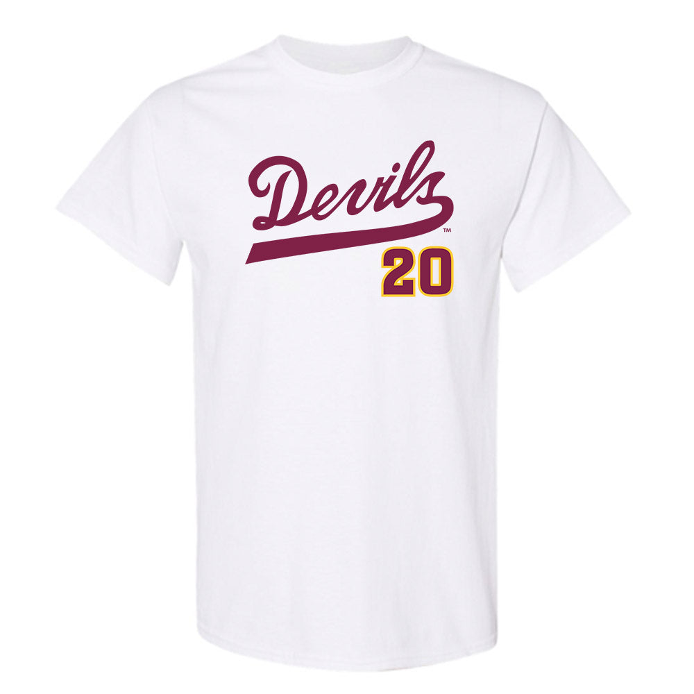 Arizona State - NCAA Baseball : Derek Schaefer - Replica Shersey T-Shirt-0