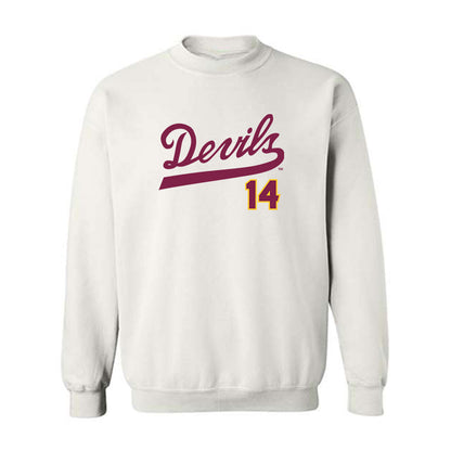 Arizona State - NCAA Baseball : Cole Carlon - Crewneck Sweatshirt Replica Shersey