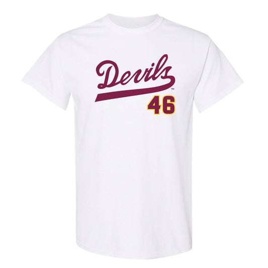 Arizona State - NCAA Baseball : Beckett Zavorek - Replica Shersey T-Shirt-0