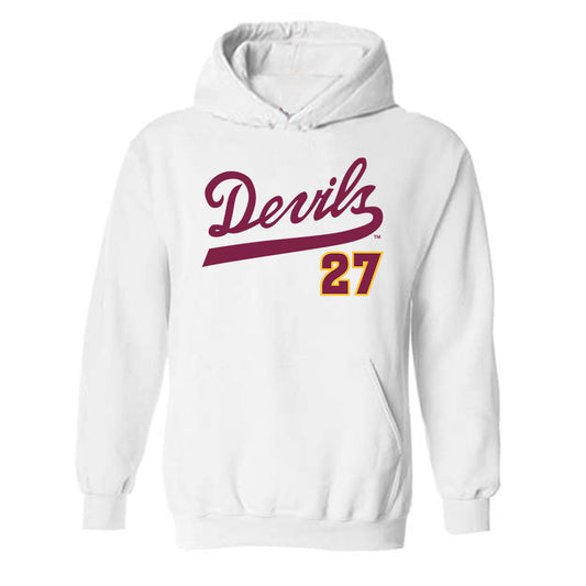 Arizona State - NCAA Baseball : Brandon Compton - Hooded Sweatshirt Replica Shersey