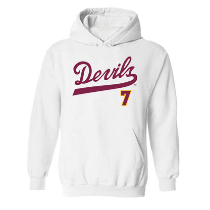 Arizona State - NCAA Baseball : Ryan Darrah - Replica Shersey Hooded Sweatshirt-0