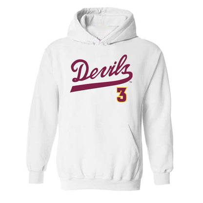 Arizona State - NCAA Baseball : Landon Hairston - Replica Shersey Hooded Sweatshirt-0