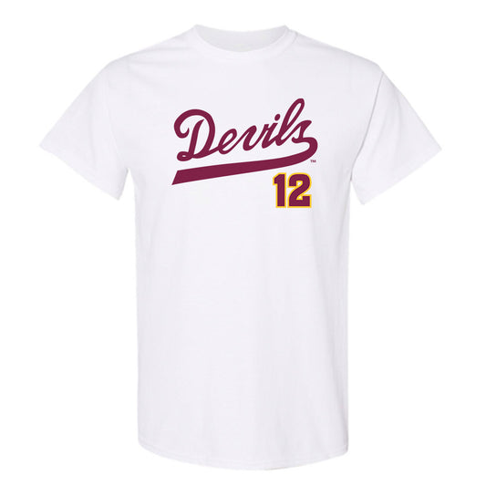 Arizona State - NCAA Baseball : Jaden Alba - Replica Shersey T-Shirt-0