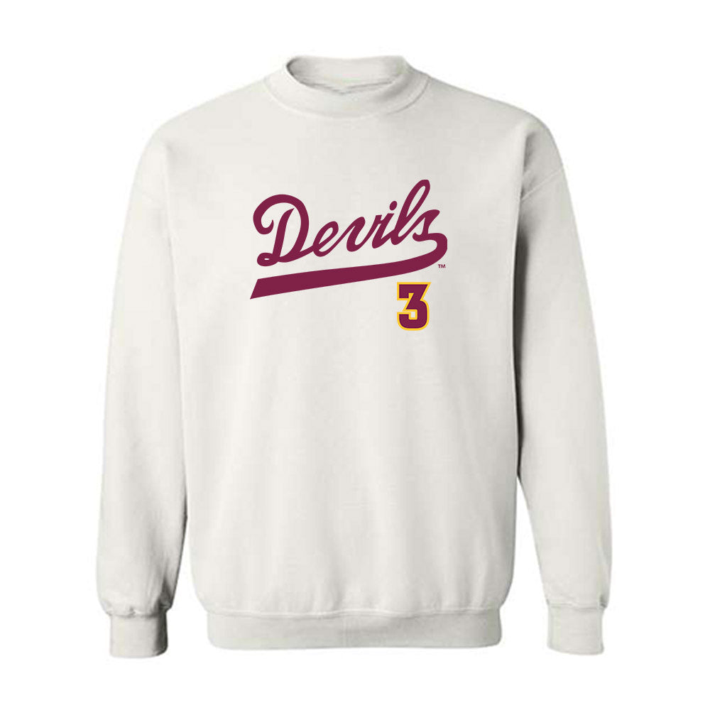 Arizona State - NCAA Baseball : Landon Hairston - Replica Shersey Crewneck Sweatshirt-0
